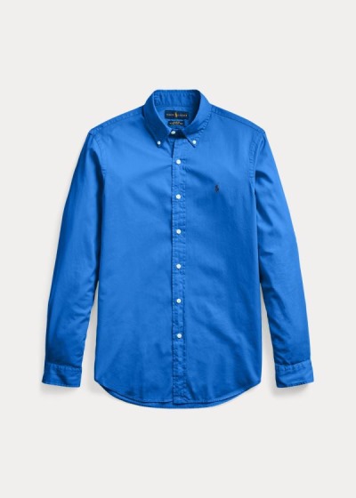 Men's Polo Ralph Lauren Classic Fit Twill Shirts | 429756OQK